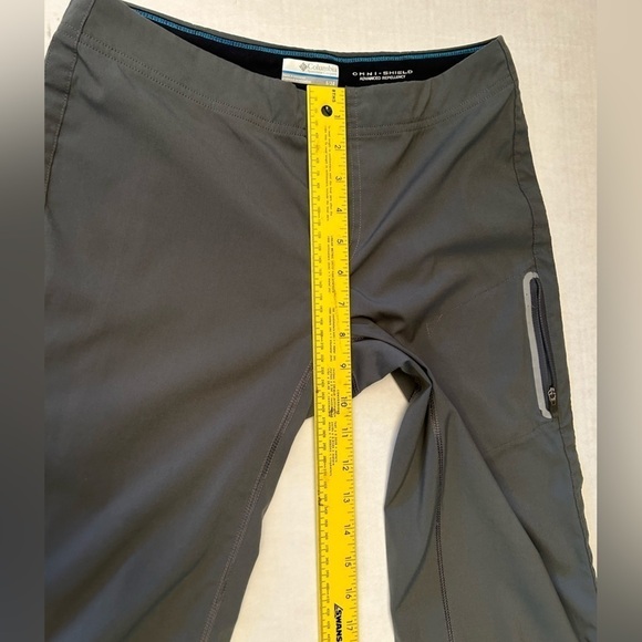 Columbia Omni Shield advanced repellency grey crop pants Sz-6. H14 - Picture 9 of 9